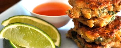 Thai Green Curry Corn Fritters