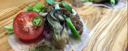 Oyster taco