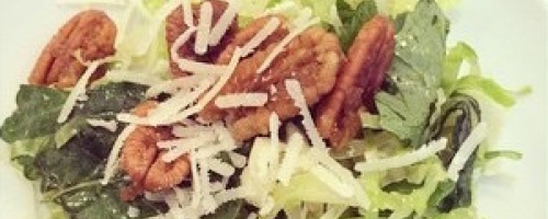 Shaved Brussels Sprout and Baby Kale Salad