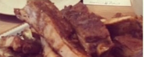 BBQ St. Louis Style Ribs and Collard Greens
