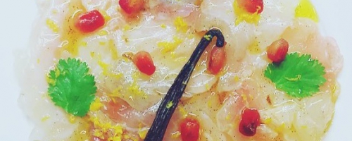 ceviche de daurade agrumes et vanille