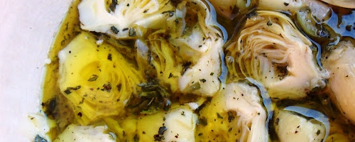 Salade d'artichauts méditerranéenne