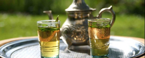 Thé a la menthe du Maroc