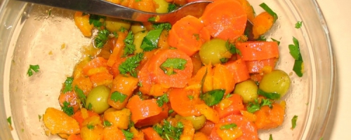 Salade de carottes (Charmoula)