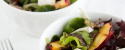 PEACHES & CREAM SPRING SALAD