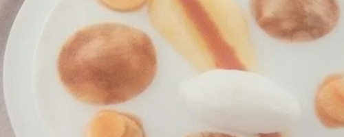 Ravioles de crêpes cœur de poire