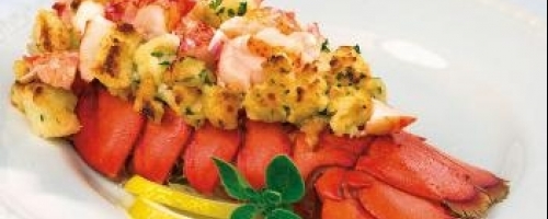 Crab Stuffed Lobster Tails