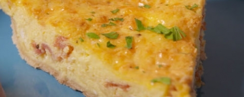Cheesy Bacon Quiche