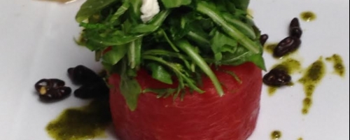 Compressed Watermelon Salad