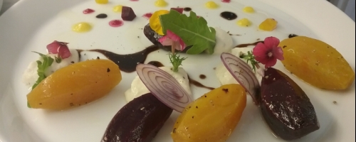 Beets Conversations Goat cheese MousselineModena Balsamic