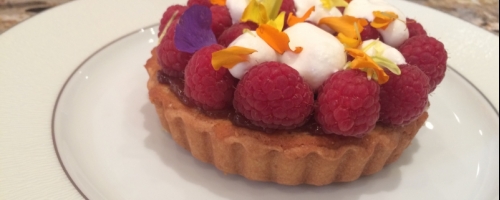 raspberries tart