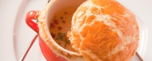 Crema de Mejillones en hojaldre