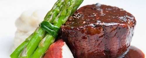 Seared beef filet
