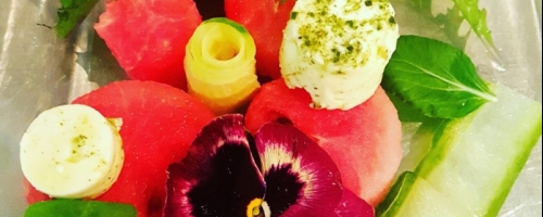 Watermelon, Feta salad