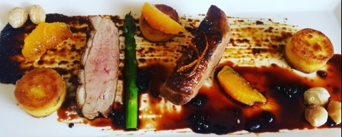Crispy Pan seared Duck breast