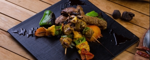 Oriental mix grill