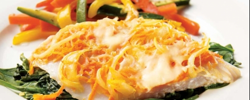 Filet pangasius à la Florentine