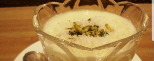 Rice pudding