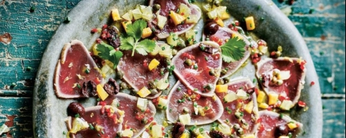 Tuna carpacio