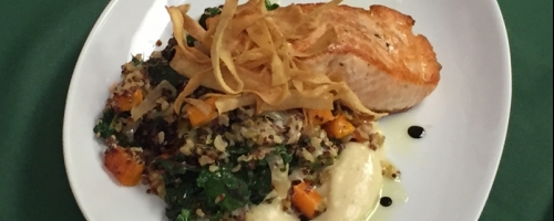 Pan Seared Alaskan Salmon