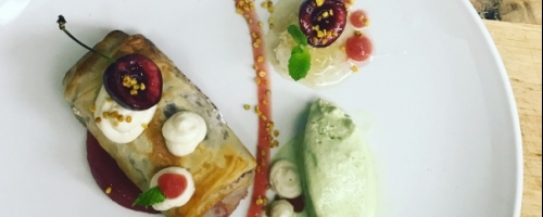 Cherry strudel