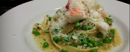 King Crab & Tagliatelle Pasta