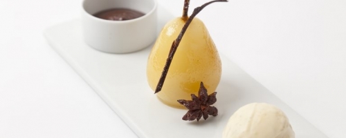 	Poached pear