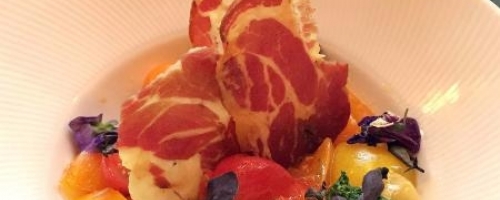Isle of Wight heirloom tomato salad