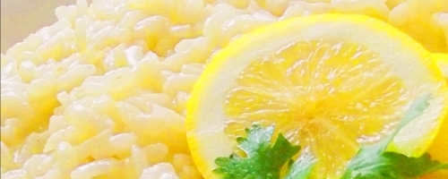 Risotto al limone (Italian Gastronomy)