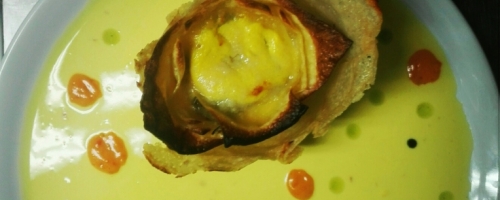 Saffron lasagne