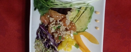 Bol Poke saumon mariné