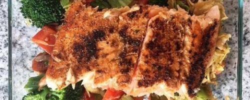 Salmon bowl