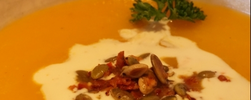 Velouté de courge à l'orange