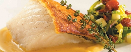 Brioche Crusted Sea Bass