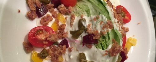 Grilled Blue Chesse Wedge Salad