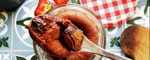 A peine cuit de chocolat- cacahuète