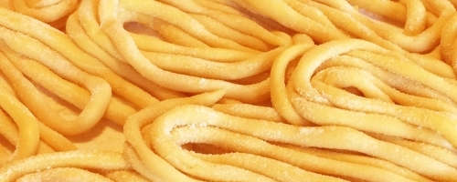 Handmade fresh pasta