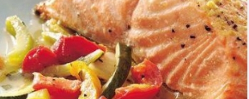 Gluten free- salmon and vegetable
