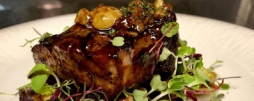 Painted Hills NY Strip, crispy potato, sauce bordelaise