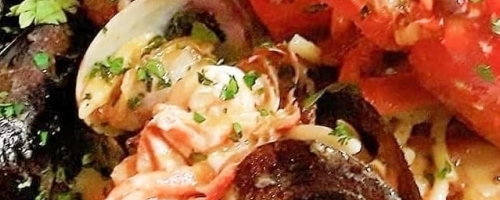 Seafood linguine