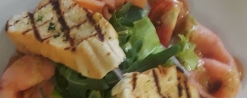 Smoked Salmon Salad with Fruity Vinagrette