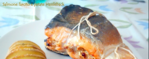 Tied up salmon