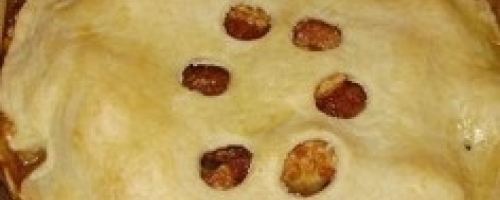 Organic apple pie
