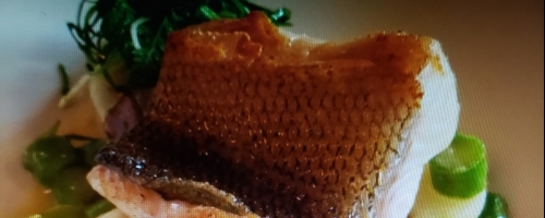 salmon slowly cook