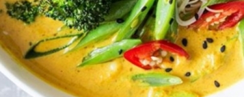 Thai Coconut Green Curry with Jasmine Rice