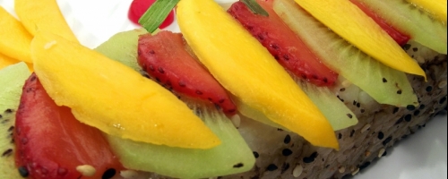 Fresh Fruit Coconut Sweet Sticky Rice