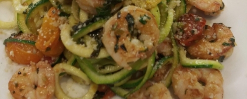 Zucchini a la Shrimp