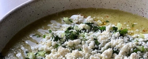 Enchiladas con salsa suiza