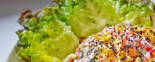 Raw Zucchini Pasta with Tahini Lemon Dressing