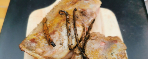Magret de canard à la vanille